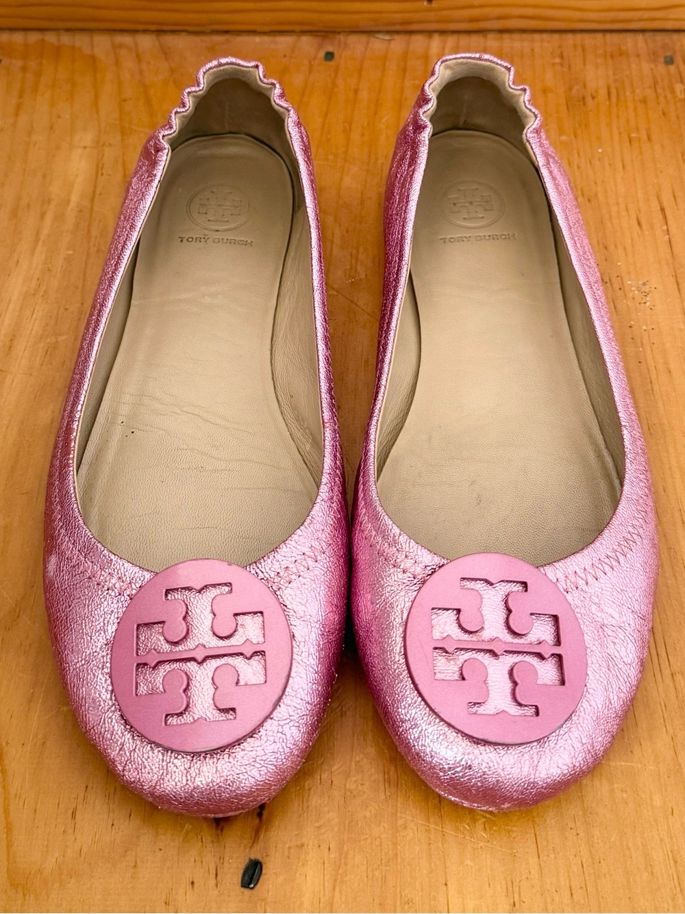 Tory Burch Minnie Travel Ballet Flat | Size 9 - Picture 3 of 10